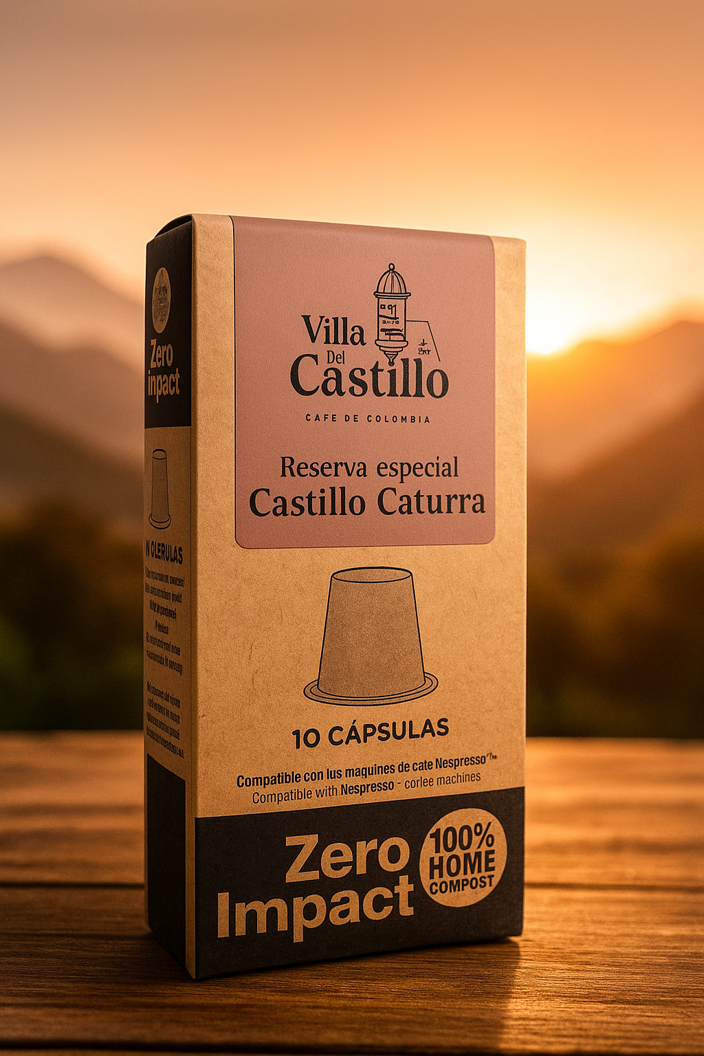 capsulas compostables compatible con Cafeteras tipo Nesspreso*